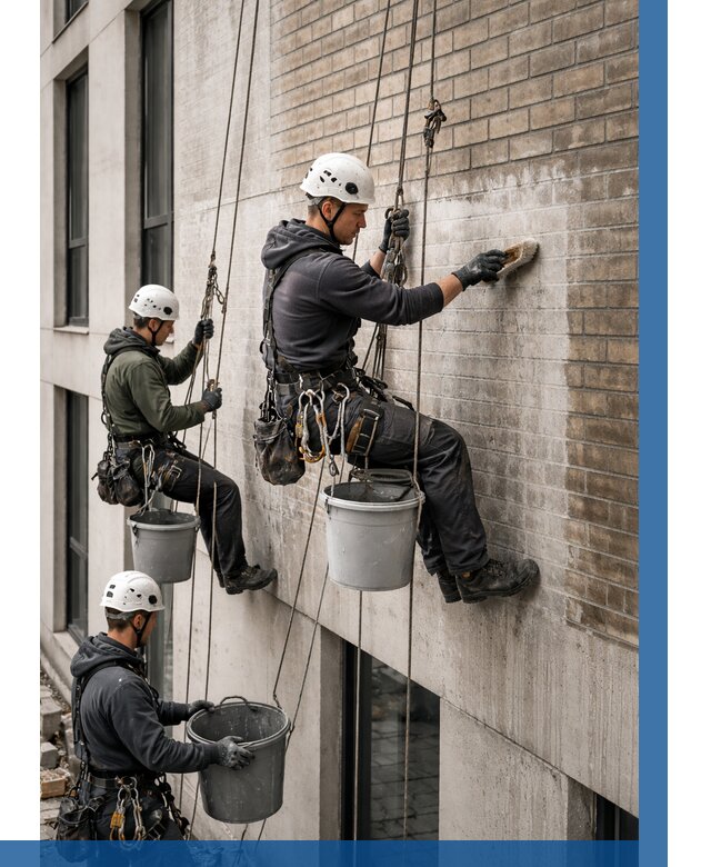 Удаление высолов с фасада в Иркутске от 260 р. | ВЫСОТНИК-Ркт