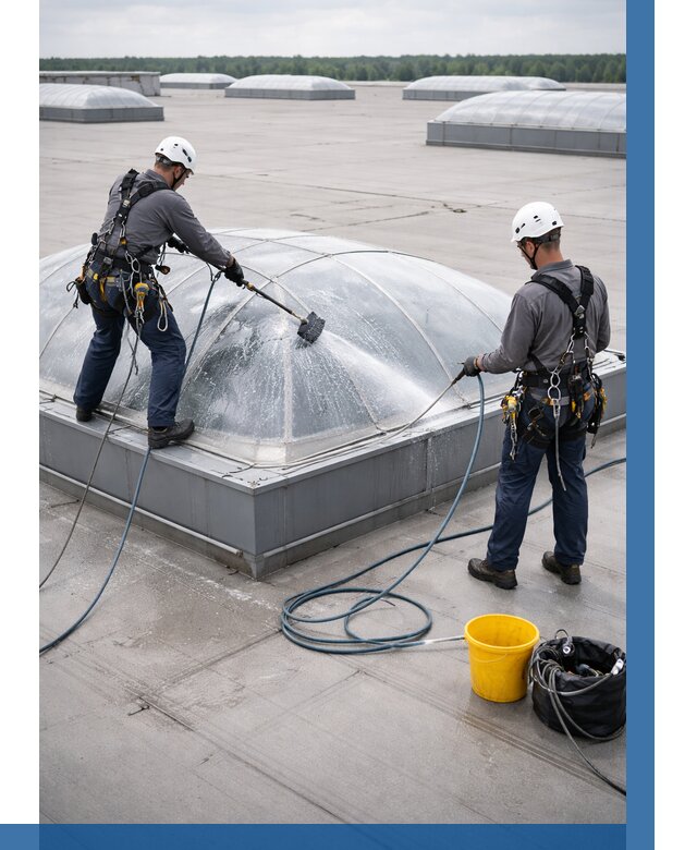 Мойка зенитных фонарей в Иркутске, заказать от 4689 р. | ВЫСОТНИК-Ркт