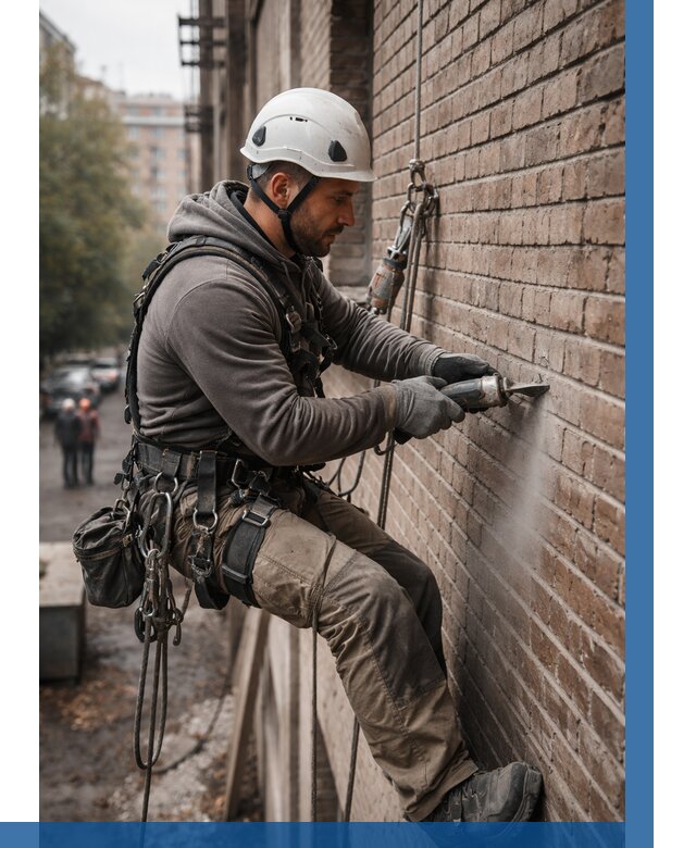 Расшивка кирпичных швов в Иркутске от 625 р. | ВЫСОТНИК-Ркт