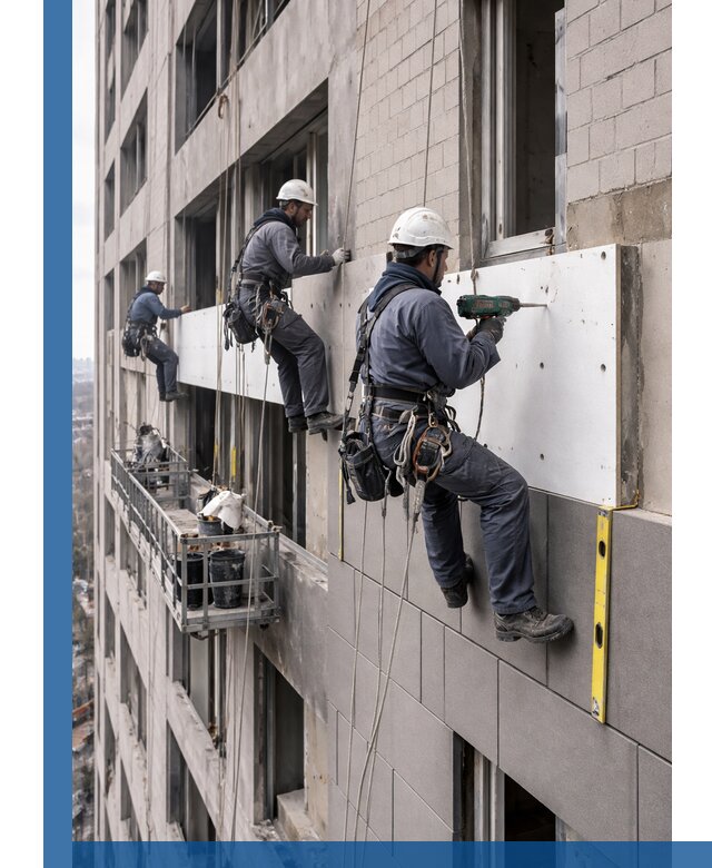 Монтаж фасадных термопанелей высокого качества в Иркутске