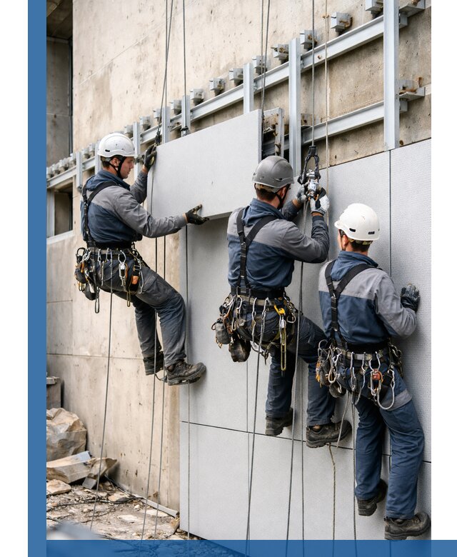 Монтаж вентилируемого фасада в Иркутске под ключ с гарантией качества