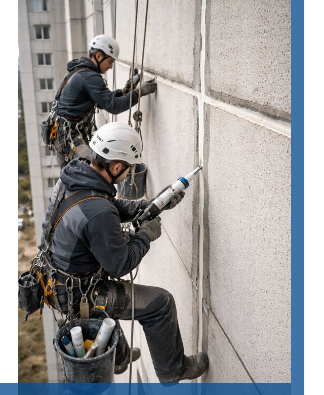 Герметизация межпанельных швов в Иркутске от 729 р. | ВЫСОТНИК-Ркт