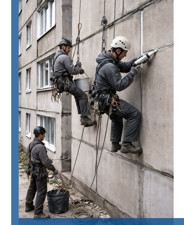 Герметизация межпанельных швов в Иркутске с гарантией герметичности