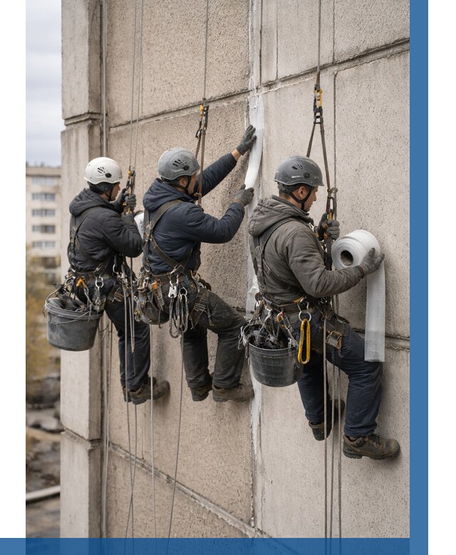 Ремонт межпанельных швов в Иркутске от 781 р. | ВЫСОТНИК-Ркт