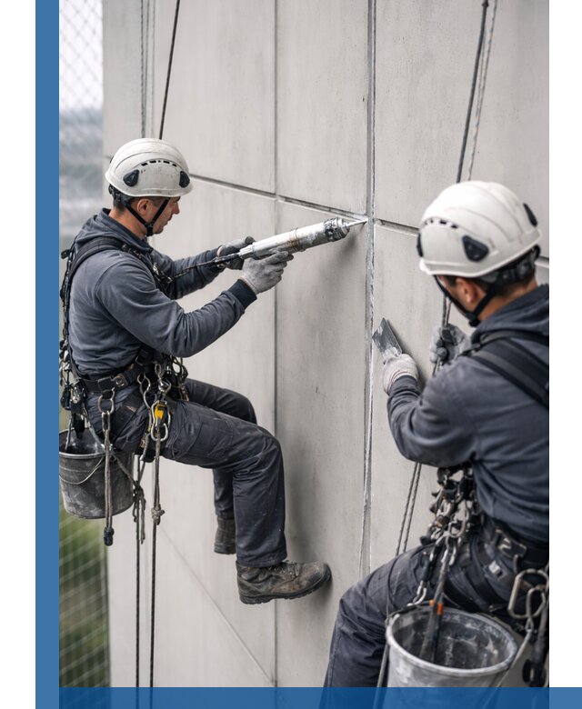 Первичная герметизация швов фасадов и кровель в Иркутске