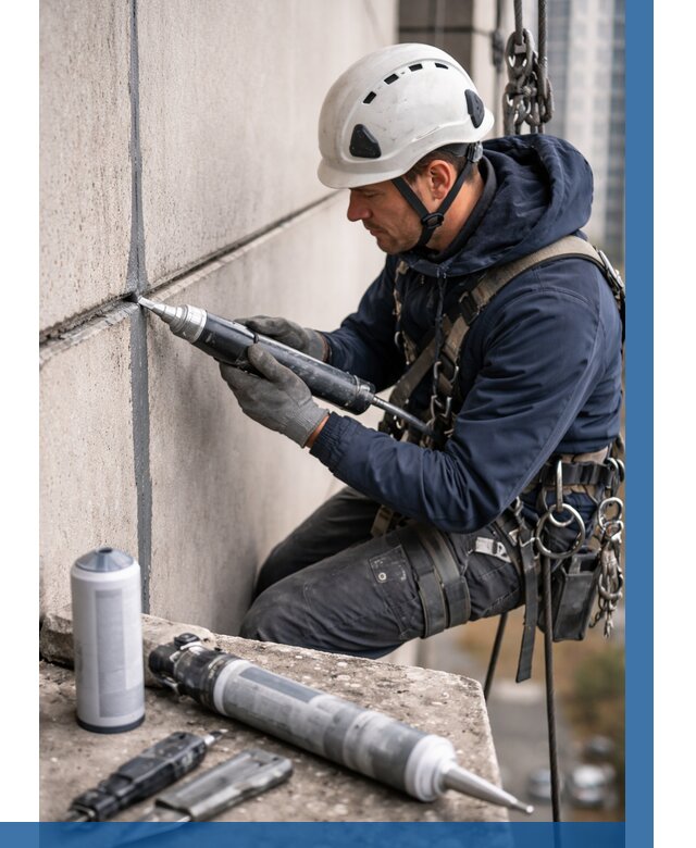 Вторичная герметизация швов в Иркутске от 469 р. | ВЫСОТНИК-Ркт