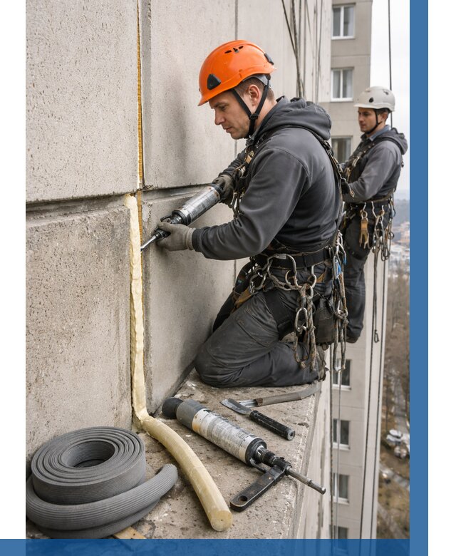 Теплый шов межпанельные швы в Иркутске от 729 р. | ВЫСОТНИК-Ркт