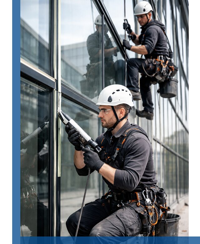 Герметизация витражных швов в Иркутске для зданий и фасадов