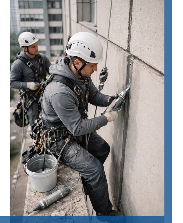 Ремонт деформационных швов здания в Иркутске от 1042 р. | ВЫСОТНИК-Ркт