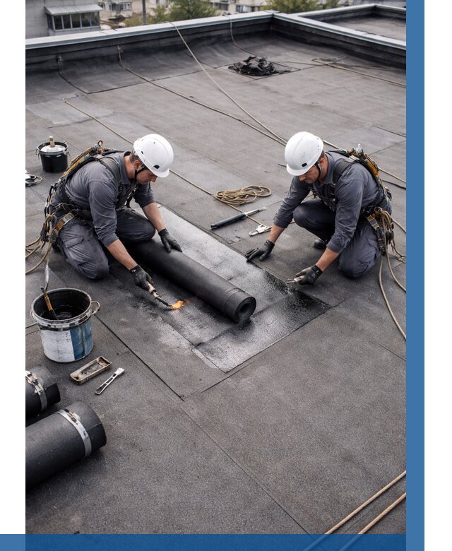 Ремонт мягкой кровли под ключ в Иркутске от 729 р. | ВЫСОТНИК-Ркт