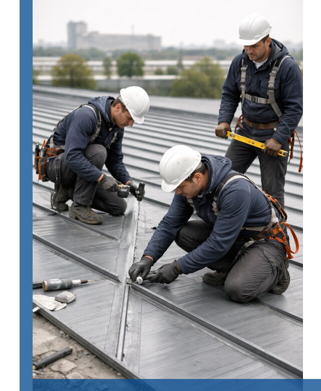 Ремонт фальцевой кровли в Иркутске срочно и качественно