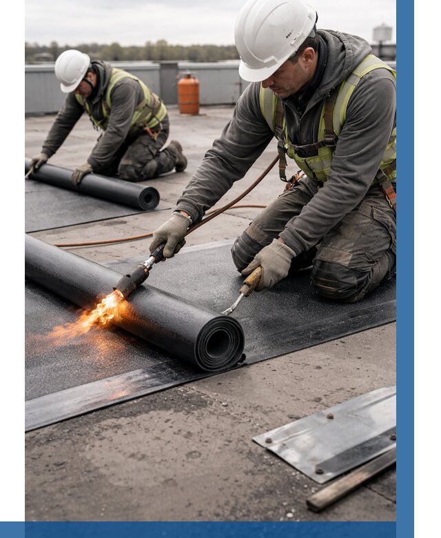 Монтаж наплавляемой кровли в Иркутске от 886 р. — ВЫСОТНИК-Ркт