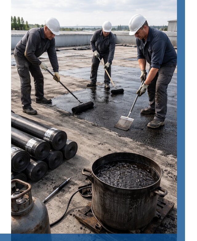 Гидроизоляция кровли мастикой в Иркутске от 625 р. | ВЫСОТНИК-Ркт