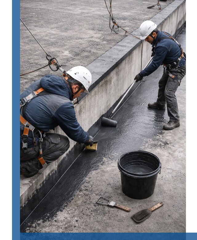 Гидроизоляция кровли жидкой резиной профессионально в Иркутске