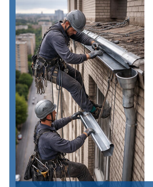 Ремонт водосточных желобов в Иркутске, быстро и качественно