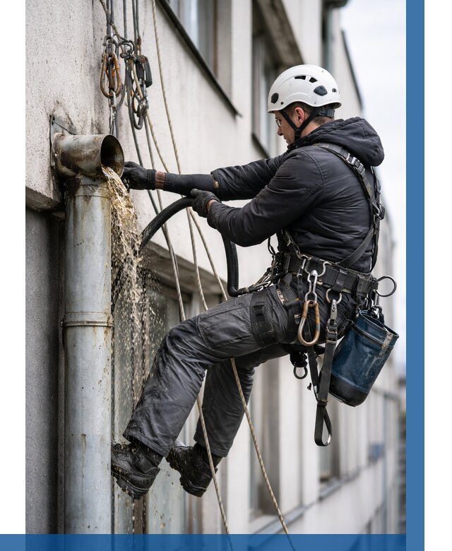 Прочистка водосточных труб в Иркутске от 3647 р. | ВЫСОТНИК-Ркт