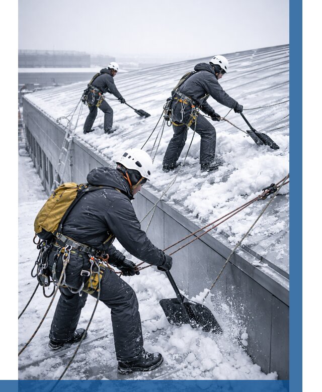 Очистка навесов от снега в Иркутске от 4689 р. | ВЫСОТНИК-Ркт