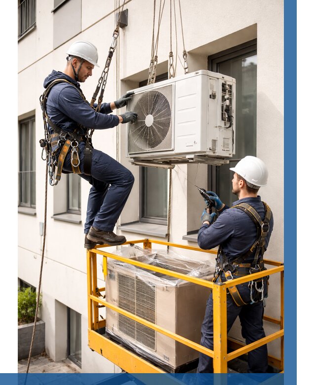 Демонтаж внешнего блока кондиционера в Иркутске от 3647 р. | ВЫСОТНИК-Ркт