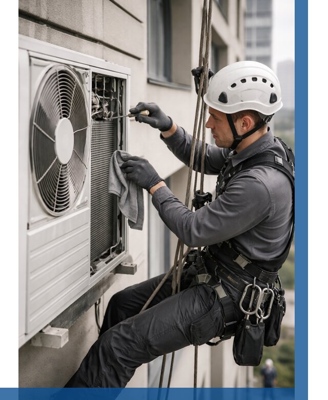 Обслуживание внешнего блока кондиционера в Иркутске от 2813 р.ВЫСОТНИК-Ркт