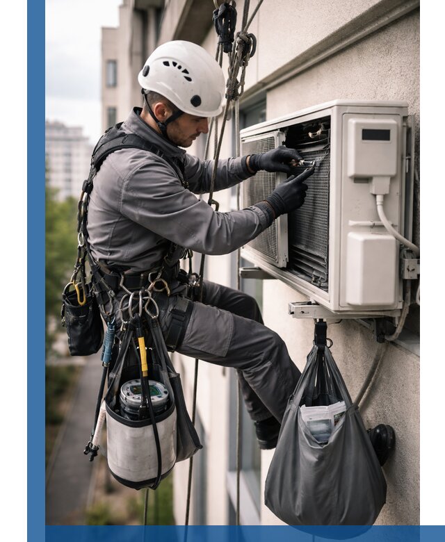 Обслуживание внешнего блока кондиционера в Иркутске профессионально