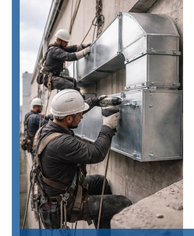 Профессиональный монтаж вентиляционных коробов в Иркутске под ключ