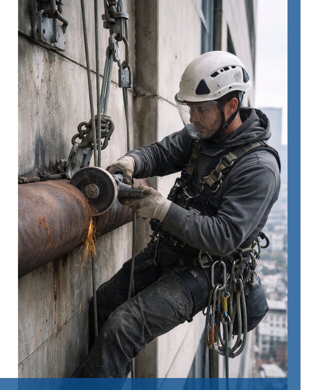 Резка металла на высоте в Иркутске по цене от 4689 р. | ВЫСОТНИК-Ркт