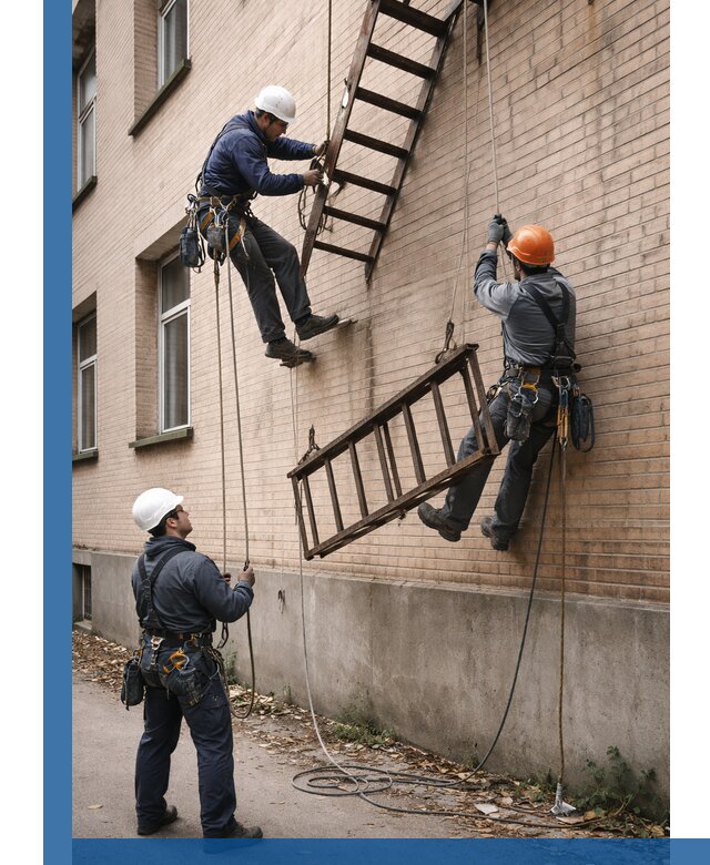 Демонтаж пожарной лестницы в Иркутске быстро и безопасно