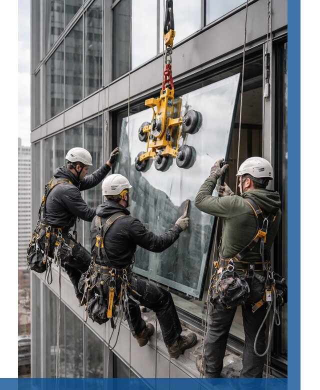 Фасадное остекление зданий под ключ в Иркутске от 10419 р. | ВЫСОТНИК-Ркт