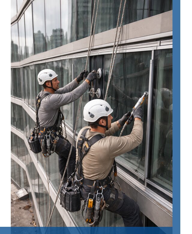 Радиусное остекление фасада в Иркутске от 12503 р. | ВЫСОТНИК-Ркт