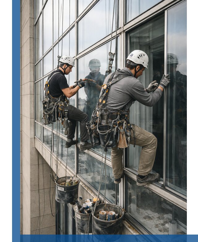 Ремонт витражных конструкций и фасадного остекления в Иркутске