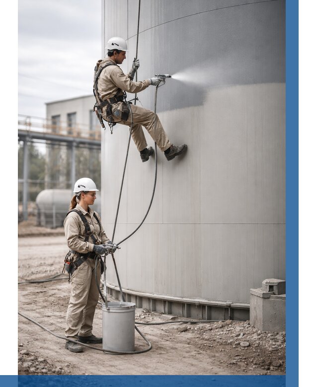 Покраска резервуаров в Иркутске от 1250 р. | ВЫСОТНИК-Ркт — заказать