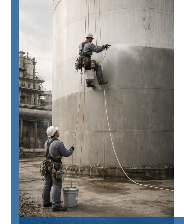 Покраска стальных резервуаров и емкостей в Иркутске профессионально