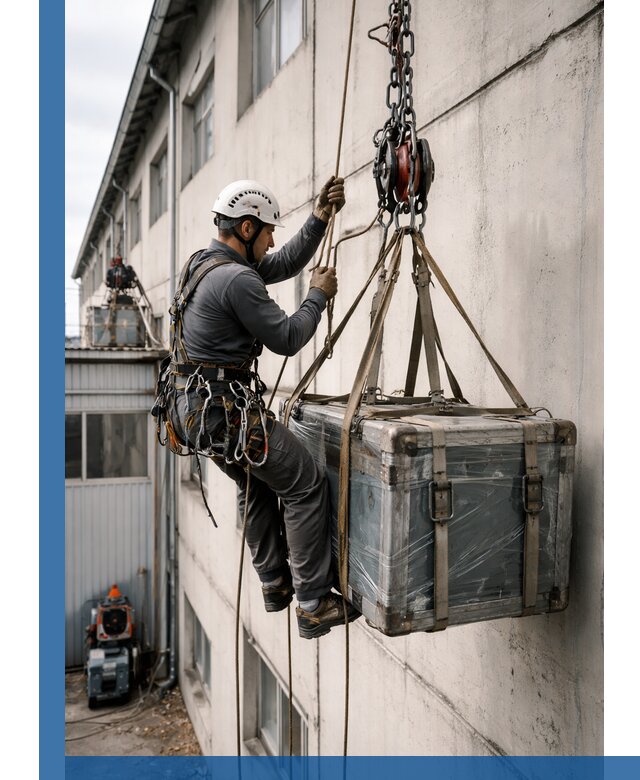 Подъем грузов на высоту в Иркутске для промышленных объектов