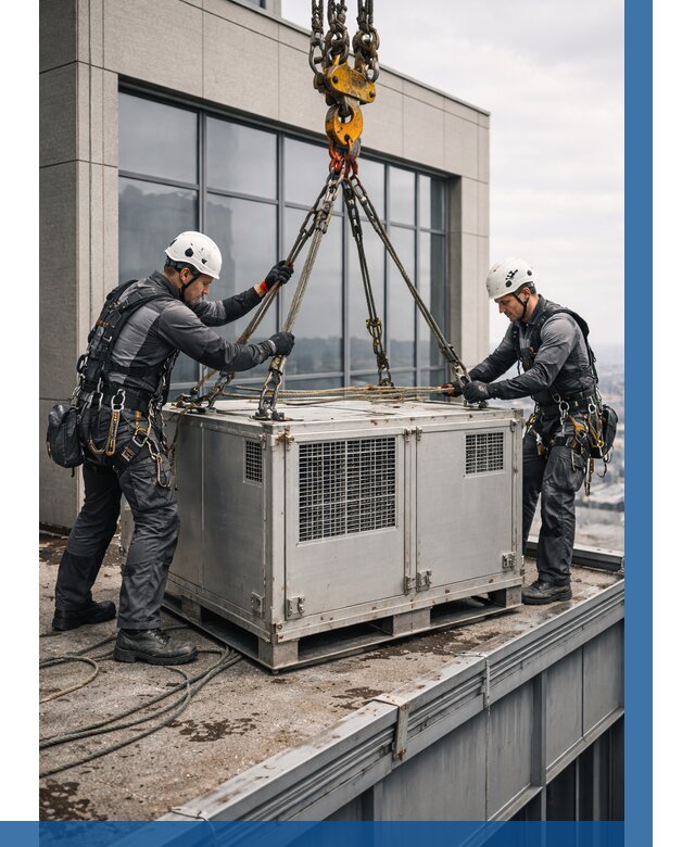 Такелажные работы на высоте в Иркутске от 8335 р. | ВЫСОТНИК-Ркт