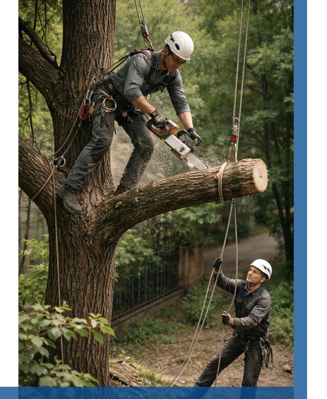 Спил деревьев альпинистами в Иркутске от 8335 р. | ВЫСОТНИК-Ркт