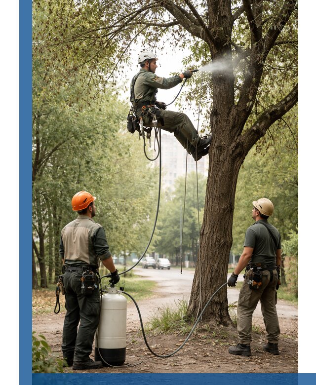 Обработка деревьев от вредителей в Иркутске профессиональная защита