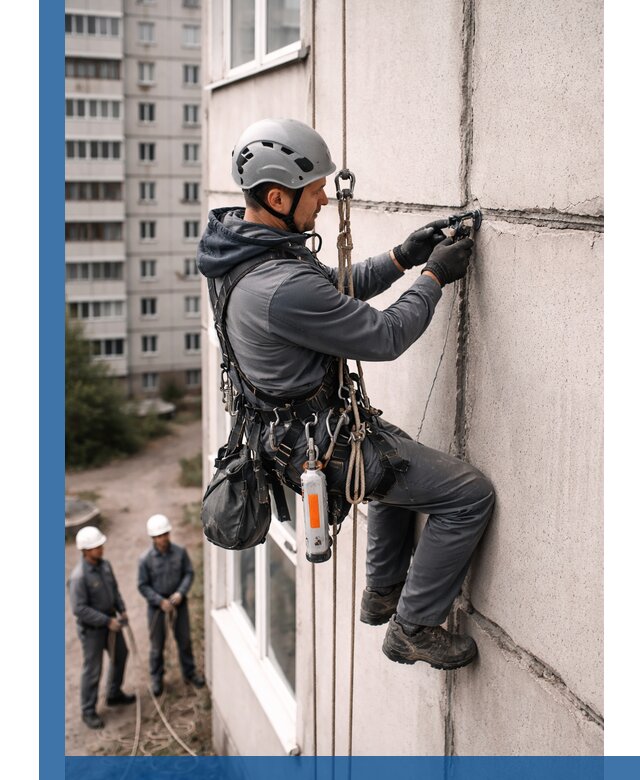 Обследование межпанельных швов и герметизация в Иркутске