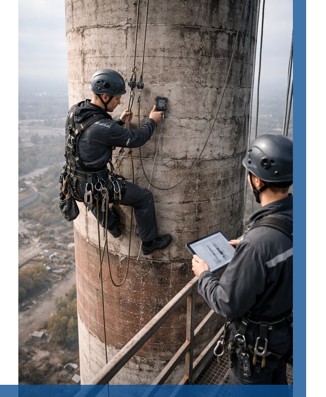Обследование дымовой трубы в Иркутске от 8335 р. | ВЫСОТНИК-Ркт